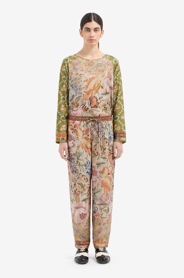 ALOE Trousers Silk 516269-Pants-Pierre Louis Mascia-Debs Boutique